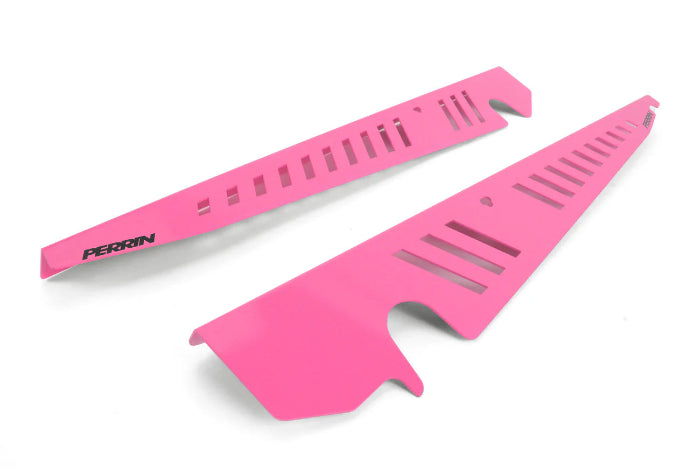 Perrin Fender Shrouds Set - Hyper Pink - Subaru WRX & STI (2015-2021)