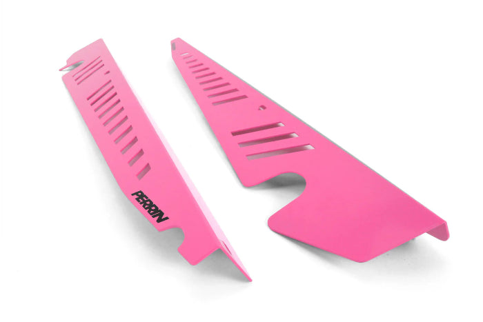 Perrin Fender Shrouds Set - Hyper Pink - Subaru WRX & STI (2015-2021)