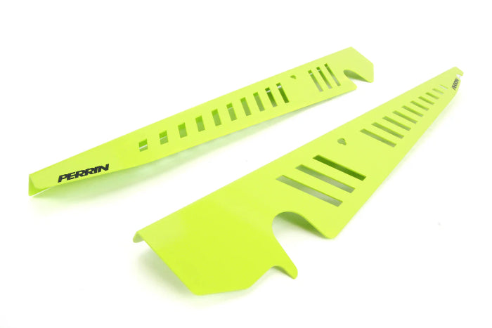 Perrin Fender Shrouds Set - Neon Yellow - Subaru WRX & STI (2015-2021)