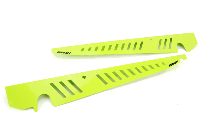 Perrin Fender Shrouds Set - Neon Yellow - Subaru WRX & STI (2015-2021)