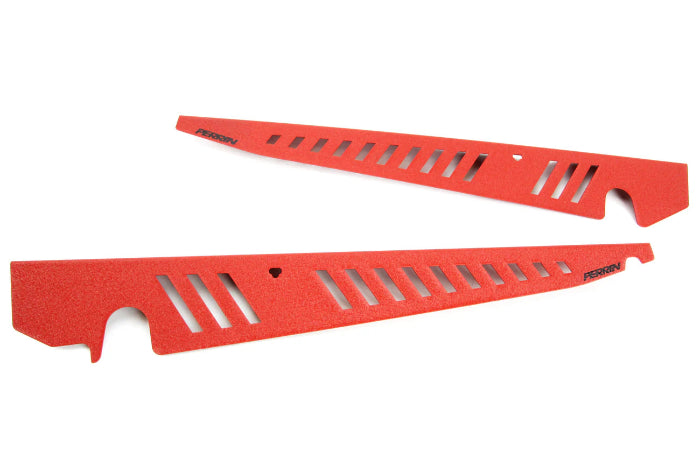 Perrin Fender Shrouds Set - Red - Subaru WRX & STI (2015-2021)