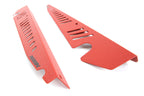 Perrin Fender Shrouds Set - Red - Subaru WRX & STI (2015-2021)