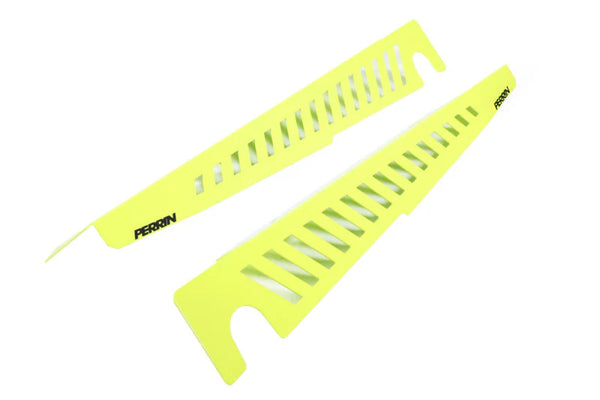 Perrin Fender Shrouds Set - Neon Yellow - Subaru WRX VB (2022+)