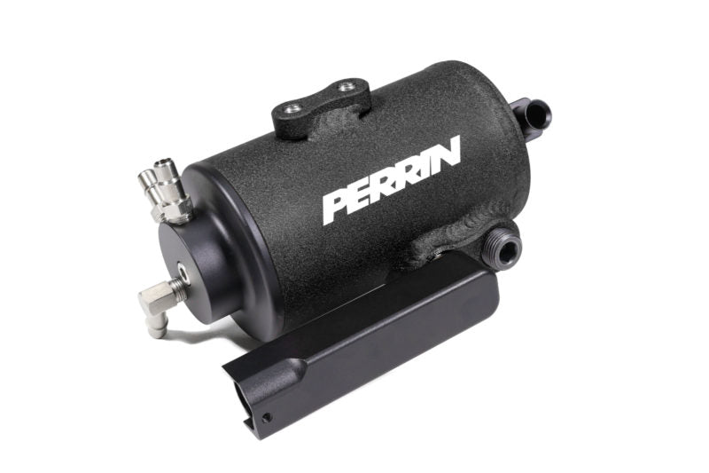 Perrin Performance Air Oil Separator - Black - WRX w/ Front Mount Intercooler (2022+)