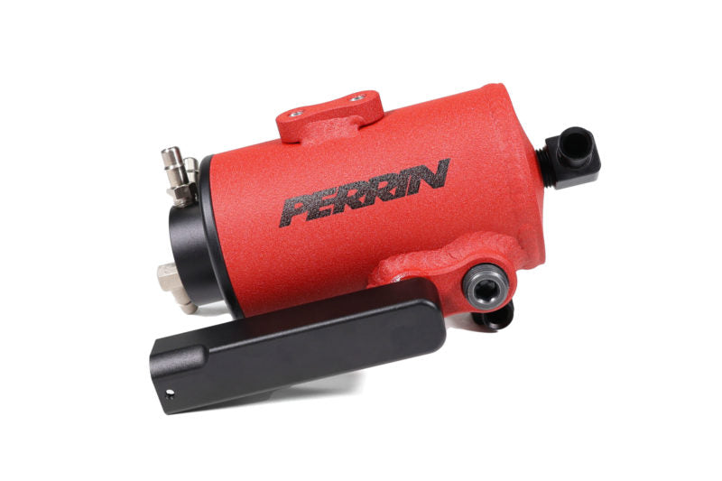 Perrin Performance Air Oil Separator - Red - WRX w/ Front Mount Intercooler (2022+)
