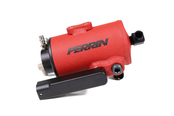 Perrin Performance Air Oil Separator - Red - WRX w/ Front Mount Intercooler (2022+)