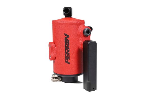 Perrin Performance Air Oil Separator - Red - WRX w/ Front Mount Intercooler (2022+)