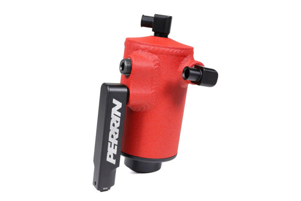 Perrin Performance Air Oil Separator - Red - WRX w/ Front Mount Intercooler (2022+)