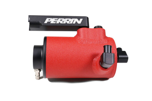 Perrin Performance Air Oil Separator - Red - WRX w/ Front Mount Intercooler (2022+)