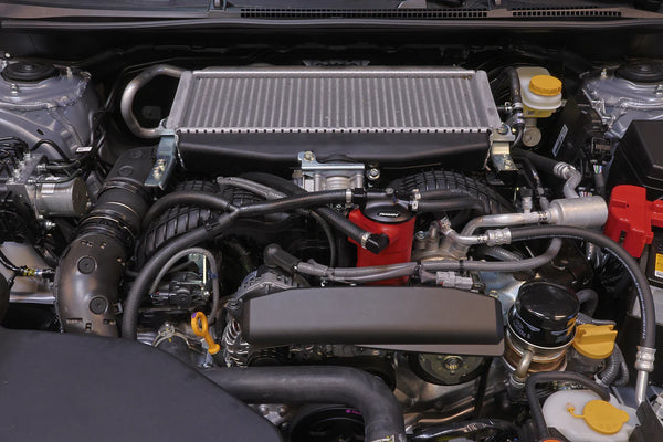 Perrin Performance Air Oil Separator - Red - WRX (2022+