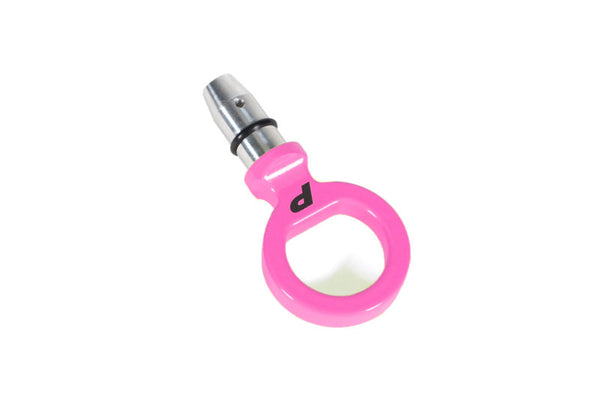 Perrin Aluminum Dipstick Handle - Loop Style - Hot Pink
