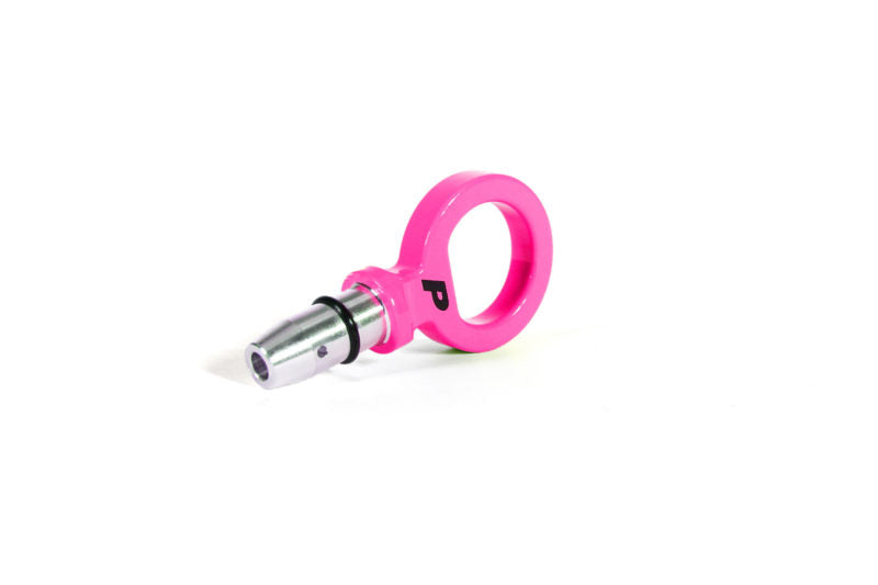 Perrin Aluminum Dipstick Handle - Loop Style - Hot Pink