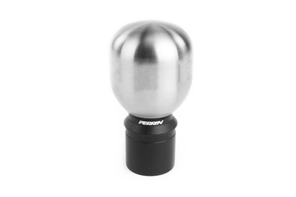 Perrin Brushed Billet Aluminum Barrel Type Shift Knob - Subaru Legacy / Outback CVT (2020+)
