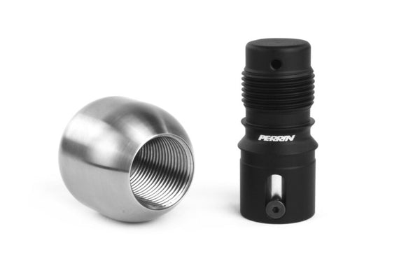 Perrin Brushed Billet Aluminum Barrel Type Shift Knob - Subaru Legacy / Outback CVT (2020+)