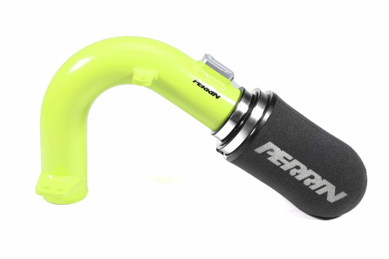 Perrin Performance Cold Air Intake w/ Heat Shield - Neon Yellow - Subaru WRX (2015-2021)
