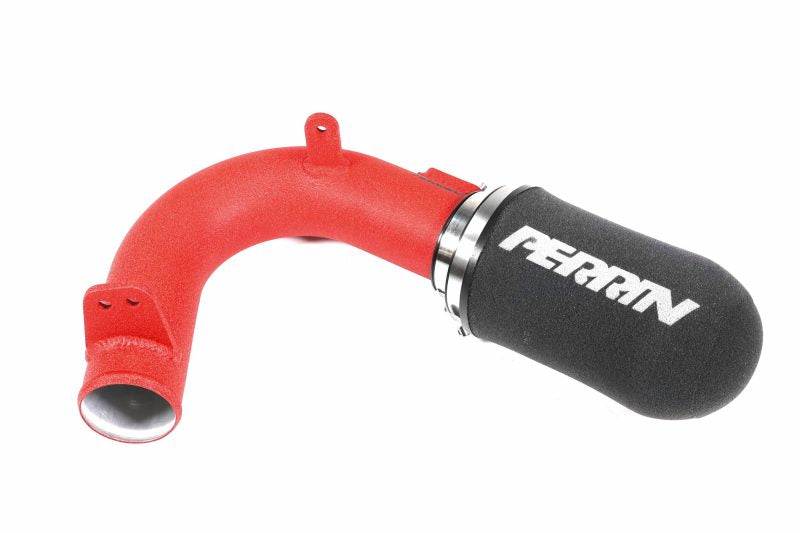 Perrin Performance Cold Air Intake w/ Heat Shield - Red - Subaru WRX (2015-2021)