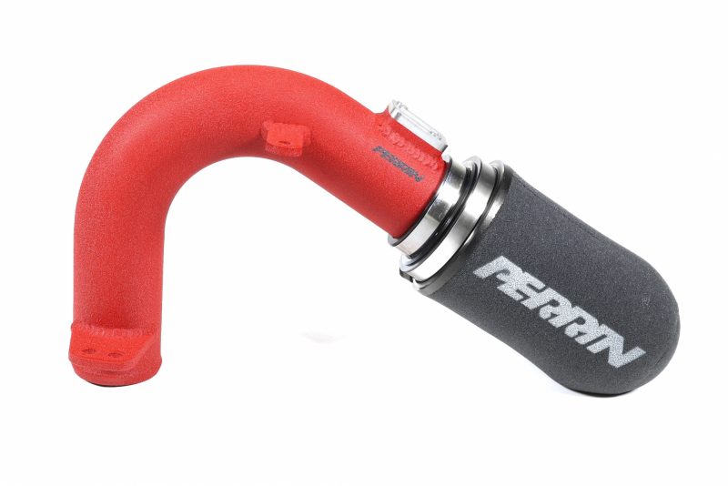 Perrin Performance Cold Air Intake w/ Heat Shield - Red - Subaru WRX (2015-2021)