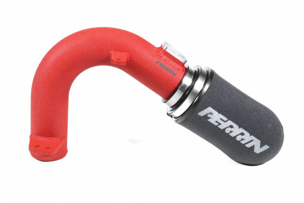Perrin Performance Cold Air Intake w/ Heat Shield - Red - Subaru WRX (2015-2021)