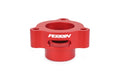 PERRIN Diverter Valve Spacer PSP-TAC-617RD red anodized aluminum front view