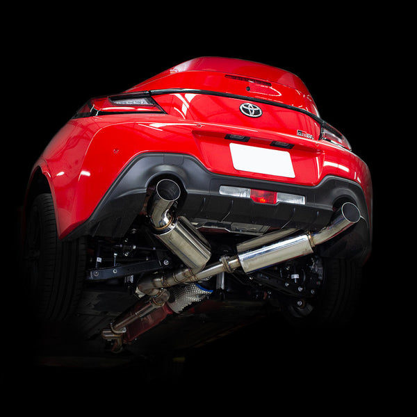 ISR Performance Stainless Steel ST Exhaust w/ Polished Tips - Toyota GR86 FR-S / Subaru BRZ / Scion FR-S