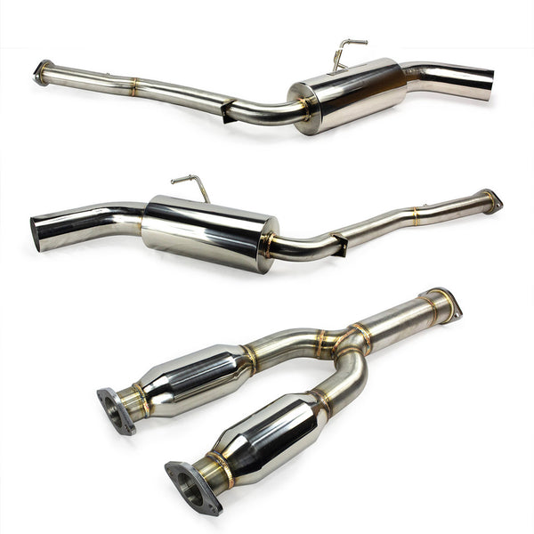 ISR Performance ST Series Dual Exhaust System - Infiniti Q50 VQ37 VR30 (2014+)