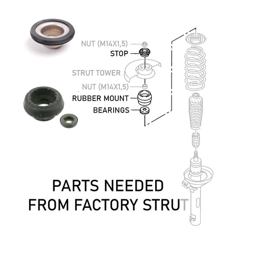 Rev9 Power Hyper-Street II Coilovers - Volkswagen Jetta (MK4) FWD 1999-04