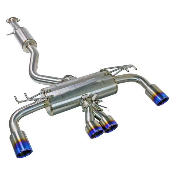 REMARK Ti Spec Quad Burnt Tip Exhaust System - Toyota GR Corolla (2023+)