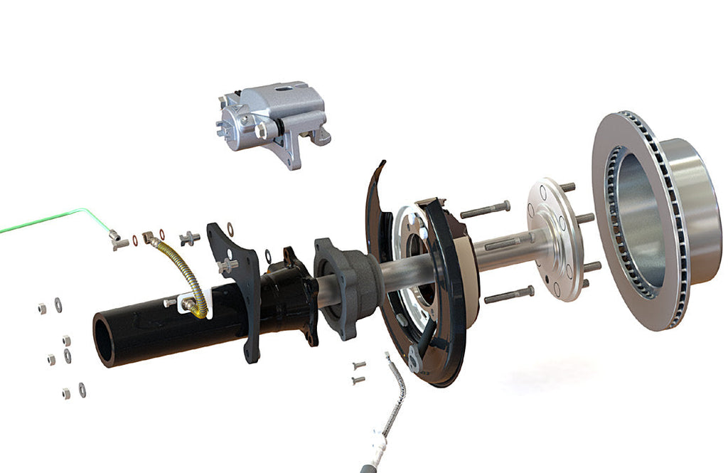 Pedders Rear Disc Brake Conversion Kit - Toyota Tacoma (2005-2023)