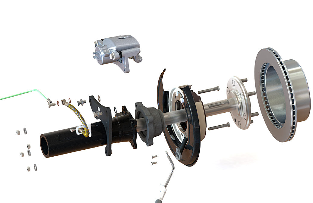 Pedders Rear Disc Brake Conversion Kit - Toyota Tacoma (2005-2023)