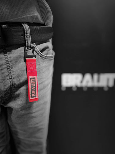 BRAUM Racing Race Keychain - Red