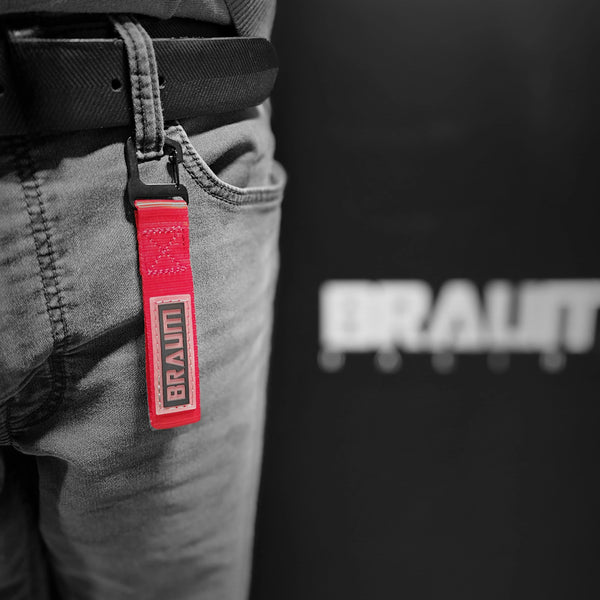 BRAUM Racing Race Keychain - Red