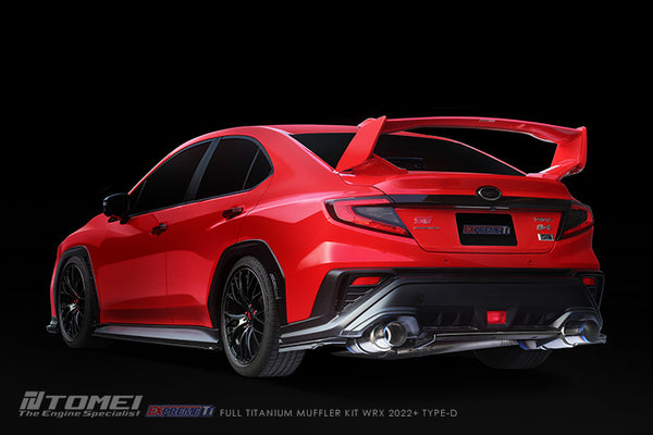 Tomei Expreme Ti Type R Titanium Single Exit Exhaust for Subaru WRX 2022+ New