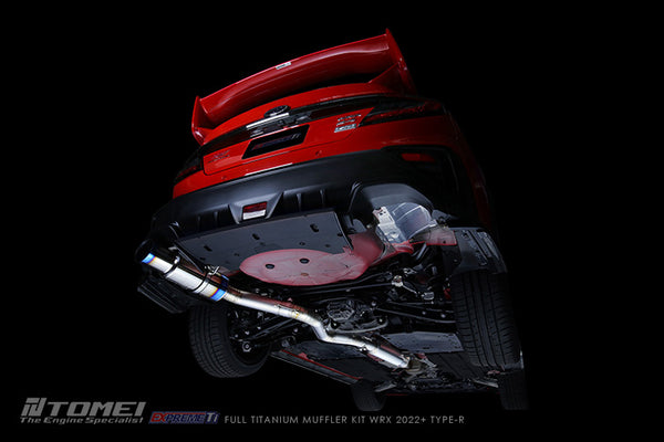 Tomei Expreme Ti Type R Titanium Single Exit Exhaust - Subaru WRX (2022+)