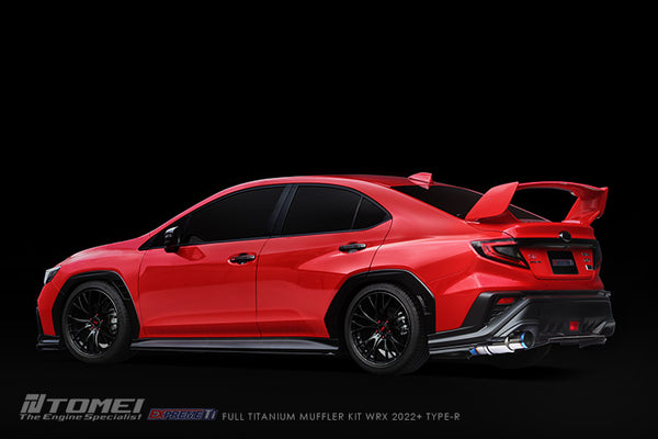 Tomei Expreme Ti Type R Titanium Single Exit Exhaust - Subaru WRX (2022+)