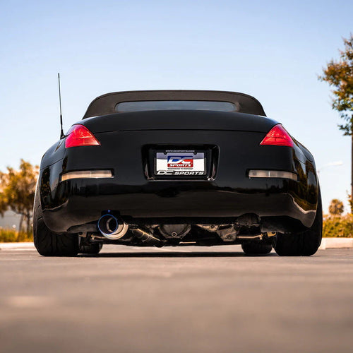 DC Sports Single Exit Exhaust System - Burnt - Nissan Z33 350Z (2003-2009)