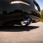 DC Sports Single Exit Exhaust System - Burnt - Nissan Z33 350Z (2003-2009)