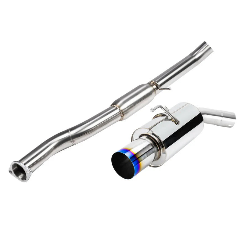 DC Sports Single Exit Exhaust System - Burnt - Nissan Z33 350Z (2003-2009)