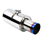 DC Sports Single Exit Exhaust System - Burnt - Nissan Z33 350Z (2003-2009)