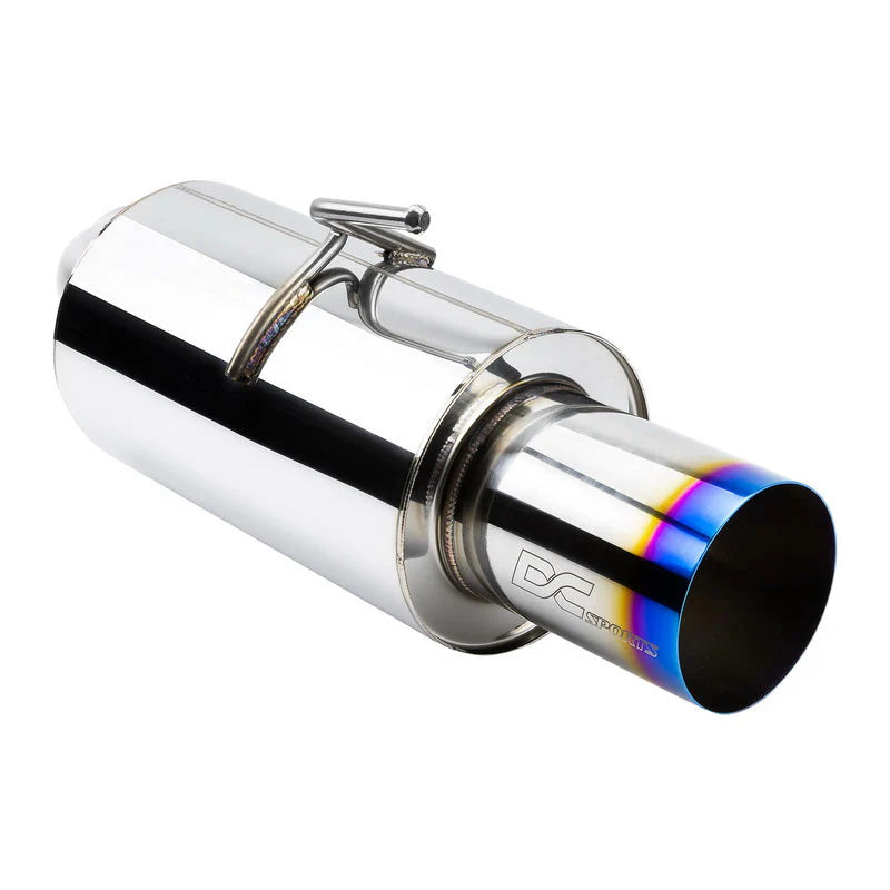 DC Sports Single Exit Exhaust System - Burnt - Nissan Z33 350Z (2003-2009)