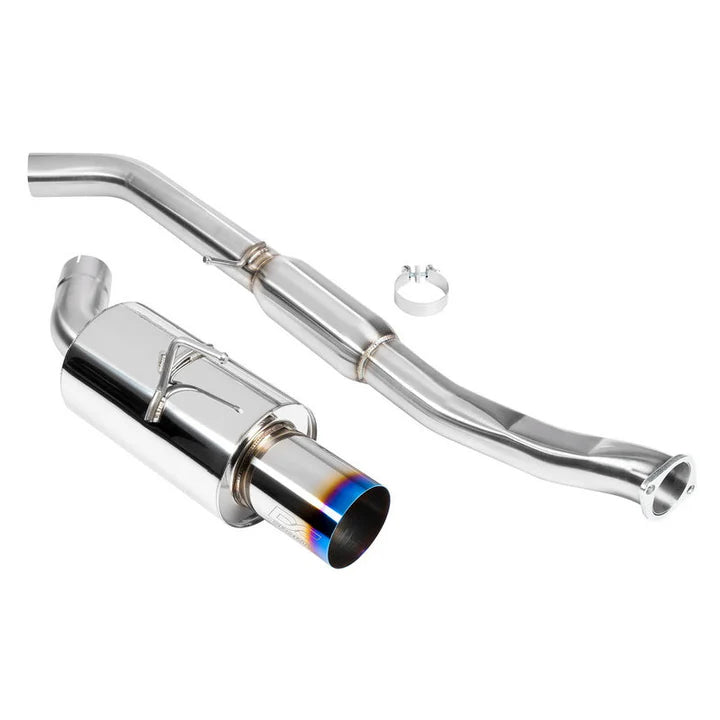DC Sports Single Exit Exhaust System - Burnt - Nissan Z34 370Z (2009-2021)