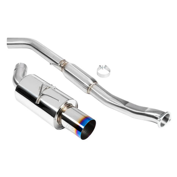 DC Sports Single Exit Exhaust System - Burnt - Nissan Z34 370Z (2009-2021)