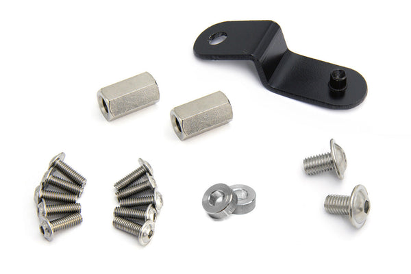 HPS Black Aluminum Front Skid Plate Undertray Protection Shield, SP-101