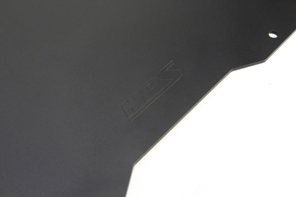 HPS Black Aluminum Front Skid Plate Undertray Protection Shield, SP-101