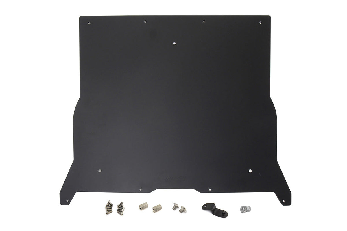 HPS Black Aluminum Front Skid Plate Undertray Protection Shield SP-101