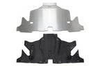 HPS Performance Aluminum Rear Skid Plate Undertray Protection Shield, Polished, SP-102P