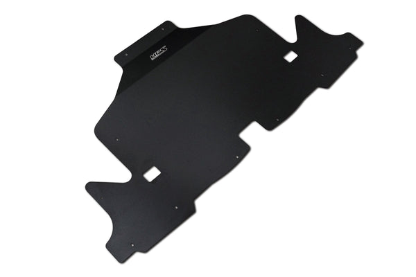 HPS Black Aluminum Rear Skid Plate Undertray Protection Shield SP-102
