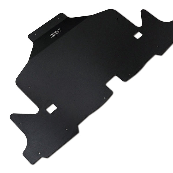 HPS Black Aluminum Rear Skid Plate Undertray Protection Shield SP-102