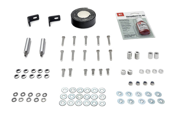 HPS Black Aluminum Rear Skid Plate Undertray Protection Shield, SP-102