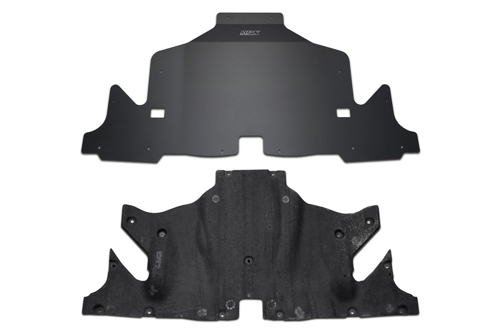 HPS Performance Aluminum Rear Skid Plate Undertray Protection Shield (Black) - Tesla Model 3 / Tesla Model Y - (2017-2023 / 2020-2023)