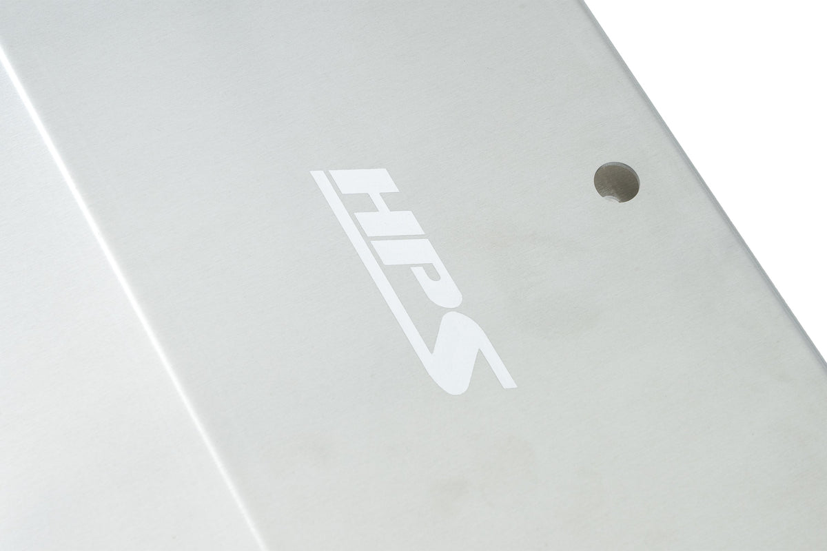 HPS Performance Aluminum Front Undertray Under Panel Skid Plate - Honda Fit - (2009-2013)
